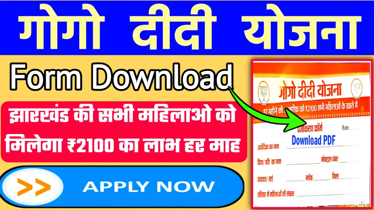 Gogo Didi Yojana Form Download