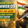 Indian Army Agniveer CEE Recruitment 2026