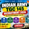 Indian Army TGC 145 Recruitment 2026